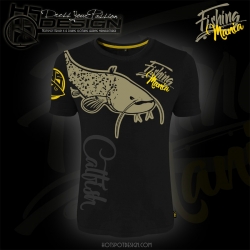 T-shirt Cat Fishing Mania