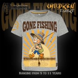 T-shirt Kids Gone Fishing